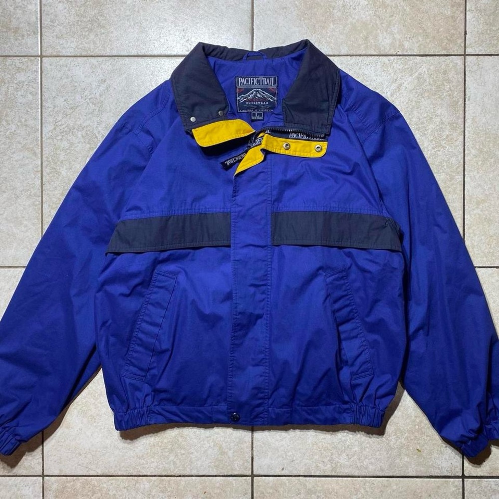 Blue and yellow jacket